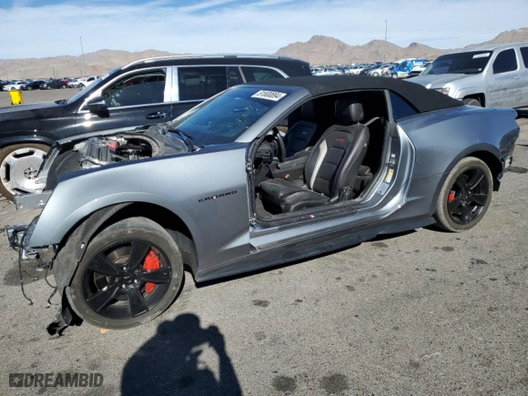 2022 Chevrolet Camaro 2SS with VIN 1G1FH3D73N0101318, listed as a Copart auction lot 81800894 with 0 mi miles and Salvage Title. Bid and sale history available at carsss.com. Image 1.