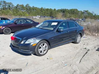2011 Mercedes-Benz E-Class E 350 Luxury BlueTEC with VIN WDDHF2EB8BA313386, listed as a IAAI auction lot 41367647 with 124,720 mi miles. Bid and sale history available at carsss.com. Image 2.