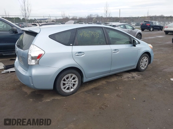 2013 Toyota Prius Two with VIN JTDZN3EU6D3208345, listed as a IAAI auction lot 41867939 with 193,820 mi miles and . Bid and sale history available at carsss.com. Image 4.