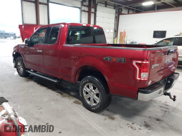2016 Ford F-150 XLT with VIN 1FTFX1EG4GFA10698, listed as a IAAI auction lot 42592650 with 43,382 mi miles and . Bid and sale history available at DreamBid. Image 3.