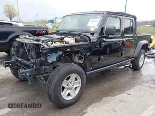 2020 Jeep Gladiator Sport S с VIN 1C6HJTAG8LL122726, выставлен на аукционе IAAI как лот 41886929 с пробегом 82 473 миль миль и . История ставок и продаж доступна на DreamBid. Изображение 2.