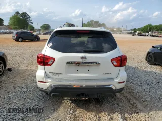 2017 Nissan Pathfinder Platinum with VIN 5N1DR2MN8HC651164, listed as a Copart auction lot 54585505 with 98,691 mi miles and Salvage title. Bid and sale history available at DreamBid. Image 6.