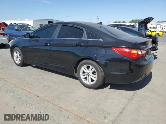 2013 Hyundai Sonata GLS with VIN 5NPEB4AC1DH684887, listed as a Copart auction lot 58855955 with 153,254 mi miles and Salvage title. Bid and sale history available at DreamBid. Image 2.