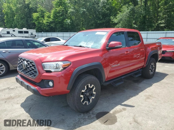 2021 Toyota Tacoma SR with VIN 3TMCZ5AN4MM394406, listed as a Copart auction lot 62268025 with 110,891 mi miles and Salvage title. Bid and sale history available at DreamBid. Image 1.
