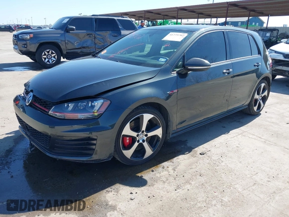 2017 Volkswagen Golf GTI S with VIN 3VW447AU1HM049147, listed as a IAAI auction lot 41775702 with 70,100 mi miles. Bid and sale history available at carsss.com. Image 19.