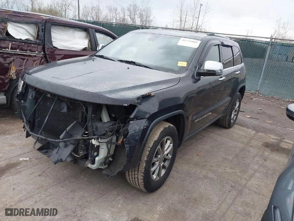 2014 Jeep Grand Cherokee Limited with VIN 1C4RJFBG0EC578851, listed as a IAAI auction lot 41752088 with 172,390 mi miles. Bid and sale history available at carsss.com. Image 2.