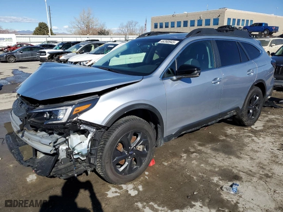2022 Subaru Outback Onyx Edition XT with VIN 4S4BTGLD8N3197752, listed as a Copart auction lot 46390945 with 34,490 mi miles and Salvage Title. Bid and sale history available at carsss.com. Image 1.