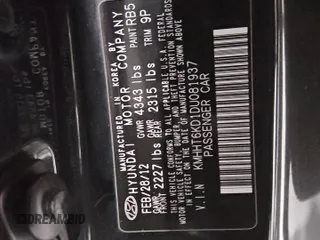 2013 Hyundai Genesis Coupe 2.0T z VIN KMHHT6KD1DU081937, wystawiony jako Copart lot #61016905 z przebiegiem 99 943 mil mil oraz Szkoda całkowita • Salvage title. Historia ofert i sprzedaży dostępna na DreamBid. Obrazek 12.