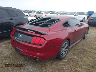 2017 Ford Mustang EcoBoost with VIN 1FA6P8TH7H5332124, listed as a IAAI auction lot 40471105 with 1 mi miles. Bid and sale history available at carsss.com. Image 4.