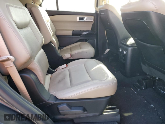 2020 Ford Explorer Limited with VIN 1FMSK8FH5LGA21593, listed as a Copart auction lot 44259645 with 51,693 mi miles and Salvage Title. Bid and sale history available at carsss.com. Image 10.