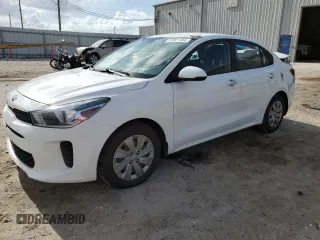 2020 Kia Rio S with VIN 3KPA24AD4LE256080, listed as a Copart auction lot 59801154 with 68,230 mi miles and Non Repairable. Bid and sale history available at carsss.com. Image 1.