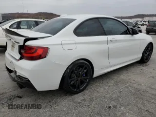 2017 BMW 2 Series M240i xDrive with VIN WBA2G3C39H7A25249, listed as a Copart auction lot 82289354 with 85,537 mi miles and Salvage Title. Bid and sale history available at carsss.com. Image 3.