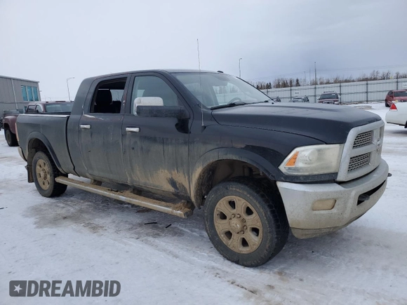 2014 Ram 3500 Laramie with VIN 3C63R3ML6EG325772, listed as a Copart auction lot 87158104 with 495,759 mi miles and Salvage Title. Bid and sale history available at carsss.com. Image 4.