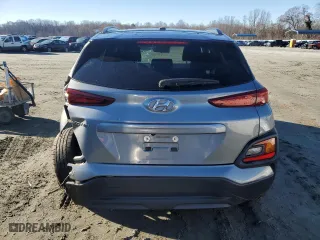 2021 Hyundai Kona SEL with VIN KM8K22AA8MU615752, listed as a Copart auction lot 84789404 with 80,509 mi miles and Salvage Title. Bid and sale history available at carsss.com. Image 6.