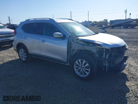 2017 Nissan Rogue SV with VIN KNMAT2MT4HP587849, listed as a IAAI auction lot 41759211 with 109,529 mi miles. Bid and sale history available at carsss.com. Image 1.