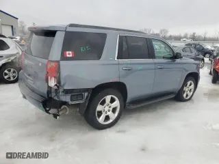2016 Chevrolet Tahoe LS with VIN 1GNSKAEC4GR165722, listed as a Copart auction lot 46462745 with 124,364 mi miles and Salvage Title. Bid and sale history available at carsss.com. Image 3.