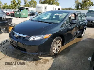 2012 Honda Civic LX с VIN 19XFB2F53CE106974, выставлен на аукционе Copart как лот 70774454 с пробегом 104 026 миль миль и Списание • Salvage title. История ставок и продаж доступна на DreamBid. Изображение 1.