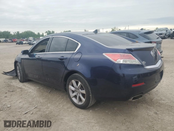 2013 Acura TL z VIN 19UUA8F25DA002091, wystawiony jako Copart lot #54884615 z przebiegiem 165 912 mil mil oraz Szkoda całkowita • Salvage title. Historia ofert i sprzedaży dostępna na DreamBid. Obrazek 2.
