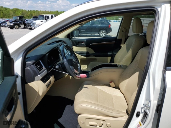 2017 Toyota Highlander Limited with VIN 5TDDZRFH8HS417304, listed as a Copart auction lot 52291805 with 103,868 mi miles and Salvage Title. Bid and sale history available at carsss.com. Image 7.