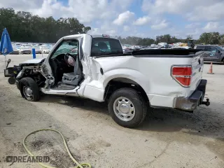 2014 Ford F-150 XL with VIN 1FTMF1CM8EFB74181, listed as a Copart auction lot 45037145 with 53,284 mi miles and Salvage Title. Bid and sale history available at carsss.com. Image 2.