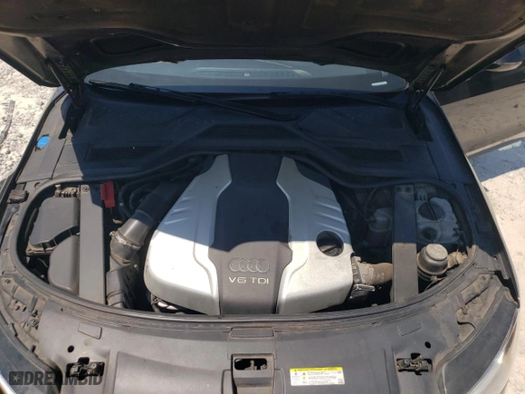 2014 Audi A8 L 3.0L TDI with VIN WAURMAFDXEN002101, listed as a Copart auction lot 61505774 with 196,482 mi miles and Salvage Title. Bid and sale history available at carsss.com. Image 11.