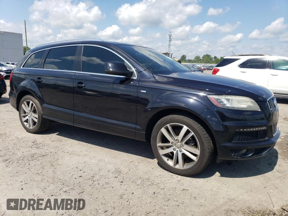 2010 Audi Q7 with VIN WA1DVBFE4AD002548, listed as a Copart auction lot 58854975 with 151,437 mi miles and Salvage title. Bid and sale history available at DreamBid. Image 4.