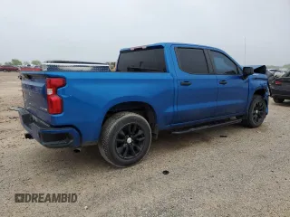 2022 Chevrolet Silverado 1500 Custom with VIN 3GCPABEK4NG536745, listed as a Copart auction lot 51083935 with 88,669 mi miles and Salvage Title. Bid and sale history available at DreamBid. Image 3.