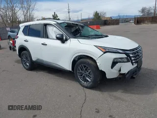 2024 Nissan Rogue S with VIN 5N1BT3AB8RC700521, listed as a IAAI auction lot 41815331 with Not Provided miles. Bid and sale history available at carsss.com. Image 1.