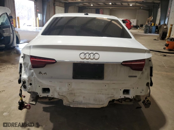 2021 Audi A4 Sedan S line Premium Plus with VIN WAUEAAF49MA016195, listed as a Copart auction lot 50509965 with 27,243 mi miles and Salvage Title. Bid and sale history available at carsss.com. Image 6.