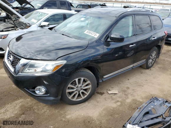 2015 Nissan Pathfinder Platinum with VIN 5N1AR2MM9FC624949, listed as a Copart auction lot 50664315 with 178,628 mi miles and Clean Title. Bid and sale history available at carsss.com. Image 1.