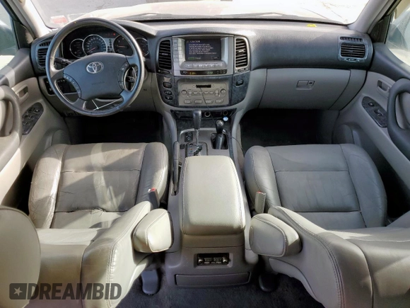 2006 Toyota Land Cruiser z VIN JTEHT05JX62090519, wystawiony jako Copart lot #48316775 z przebiegiem 144 244 mil mil oraz Czysty tytuł • Clean title. Historia ofert i sprzedaży dostępna na DreamBid. Obrazek 8.