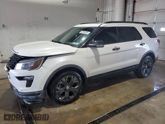 2018 Ford Explorer Sport с VIN 1FM5K8GT1JGC46235, выставлен на аукционе Copart как лот 55940205 с пробегом 167 357 миль миль и Списание • Salvage title. История ставок и продаж доступна на DreamBid. Изображение 1.