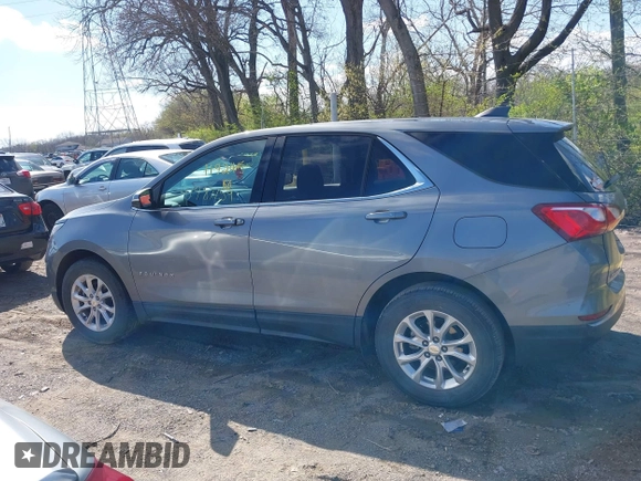 2018 Chevrolet Equinox LT with VIN 3GNAXJEV1JL119245, listed as a IAAI auction lot 41987159 with 54,489 mi miles and . Bid and sale history available at DreamBid. Image 14.