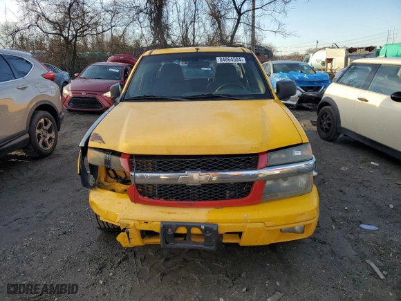 2005 Chevrolet Colorado LS Z85 with VIN 1GCCS196458105038, listed as a Copart auction lot 84864504 with 300,979 mi miles and Salvage Title. Bid and sale history available at carsss.com. Image 5.