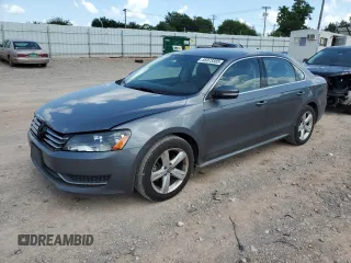 2015 Volkswagen Passat SE with VIN 1VWBT7A35FC005703, listed as a Copart auction lot 55973385 with 128,901 mi miles and Salvage title. Bid and sale history available at DreamBid. Image 1.