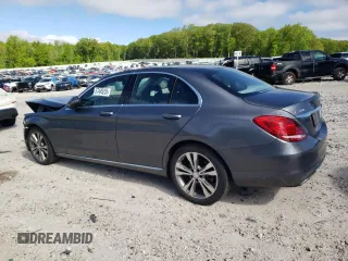 2017 Mercedes-Benz C 300 with VIN 55SWF4KB0HU193549, listed as a Copart auction lot 57495255 with 102,398 mi miles and Salvage title. Bid and sale history available at DreamBid. Image 2.