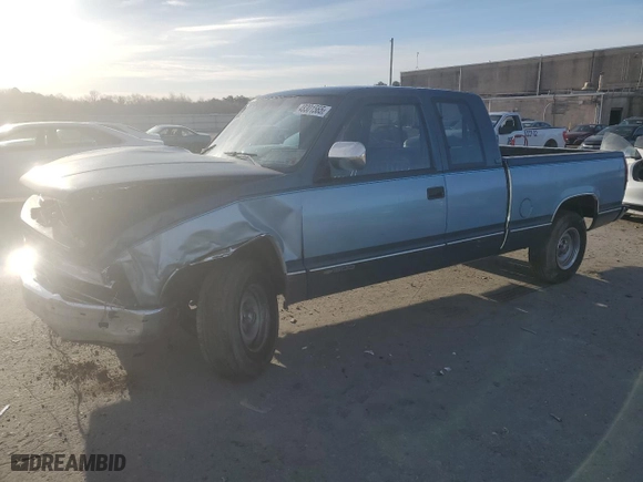 1991 Chevrolet 1500 Pickups with VIN 2GCEC19K7M1222696, listed as a Copart auction lot 48301565 with 140,864 mi miles and Salvage Title. Bid and sale history available at carsss.com. Image 1.