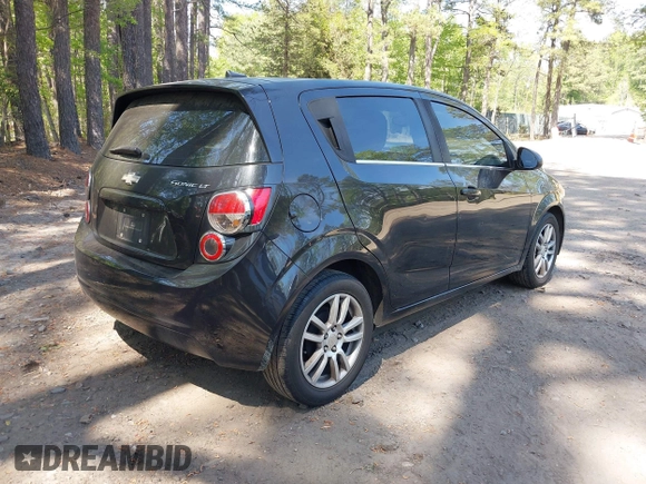 2013 Chevrolet Sonic LT with VIN 1G1JC6SG5D4181242, listed as a IAAI auction lot 42082724 with 184,463 mi miles. Bid and sale history available at carsss.com. Image 4.