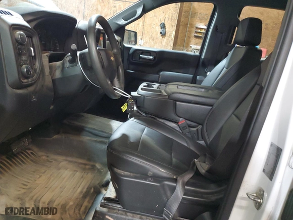 2019 Chevrolet Silverado 1500 Work Truck with VIN 1GCRYAEFXKZ329225, listed as a Copart auction lot 85710094 with 124,441 mi miles and Salvage Title. Bid and sale history available at carsss.com. Image 7.
