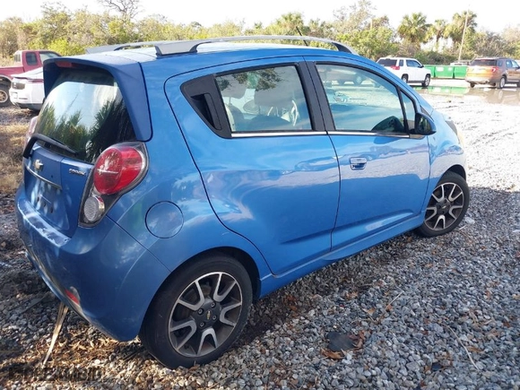 2013 Chevrolet Spark LT with VIN KL8CF6S92DC600283, listed as a IAAI auction lot 41437438 with 147,277 mi miles. Bid and sale history available at carsss.com. Image 4.
