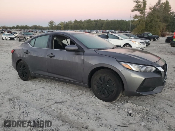 2023 Nissan Sentra S with VIN 3N1AB8BV1PY306648, listed as a Copart auction lot 46355425 with 15,191 mi miles and Non Repairable. Bid and sale history available at DreamBid. Image 4.