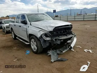 2012 Ram 1500 Express with VIN 1C6RD7KT1CS142370, listed as a Copart auction lot 60756925 with 106,627 mi miles and Salvage title. Bid and sale history available at DreamBid. Image 13.