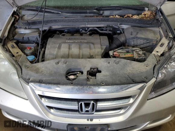 2005 Honda Odyssey LX with VIN 5FNRL38285B031835, listed as a Copart auction lot 49467425 with 226,140 mi miles and Clean Title. Bid and sale history available at carsss.com. Image 12.