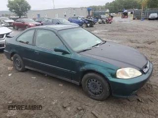 1999 Honda Civic EX with VIN 1HGEJ8242XL078968, listed as a Copart auction lot 72958544 with 269,009 mi miles and Salvage Title. Bid and sale history available at carsss.com. Image 4.
