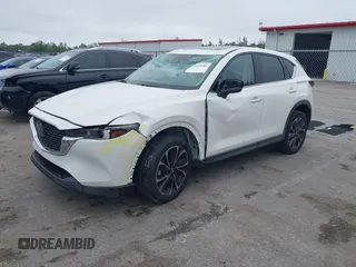 2023 Mazda CX-5 2.5 S Premium Package with VIN JM3KFBDM1P0126787, listed as a IAAI auction lot 41164586 with 12,076 mi miles. Bid and sale history available at carsss.com. Image 17.