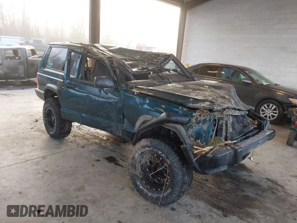 1997 Jeep Cherokee Sport with VIN 1J4FJ67S6VL574149, listed as a IAAI auction lot 41286297 with 1 mi miles. Bid and sale history available at carsss.com. Image 1.