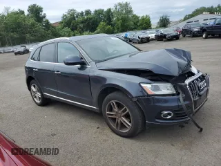 2017 Audi Q5 Premium Plus with VIN WA1L2AFP4HA015618, listed as a Copart auction lot 62494185 with 88,751 mi miles and Salvage title. Bid and sale history available at DreamBid. Image 4.