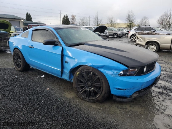2010 Ford Mustang GT with VIN 1ZVBP8CH0A5108494, listed as a Copart auction lot 41536415 with 108,023 mi miles and Salvage Title. Bid and sale history available at carsss.com. Image 4.