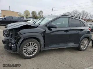 2018 Hyundai Kona SEL with VIN KM8K22AA4JU182099, listed as a Copart auction lot 52937285 with 97,021 mi miles and Salvage Title. Bid and sale history available at carsss.com. Image 1.