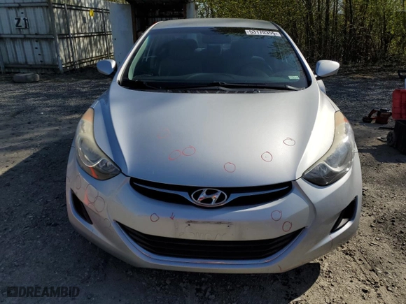 2013 Hyundai Elantra GLS PZEV with VIN 5NPDH4AE3DH196312, listed as a Copart auction lot 53170355 with 94,526 mi miles and Salvage Title. Bid and sale history available at carsss.com. Image 5.